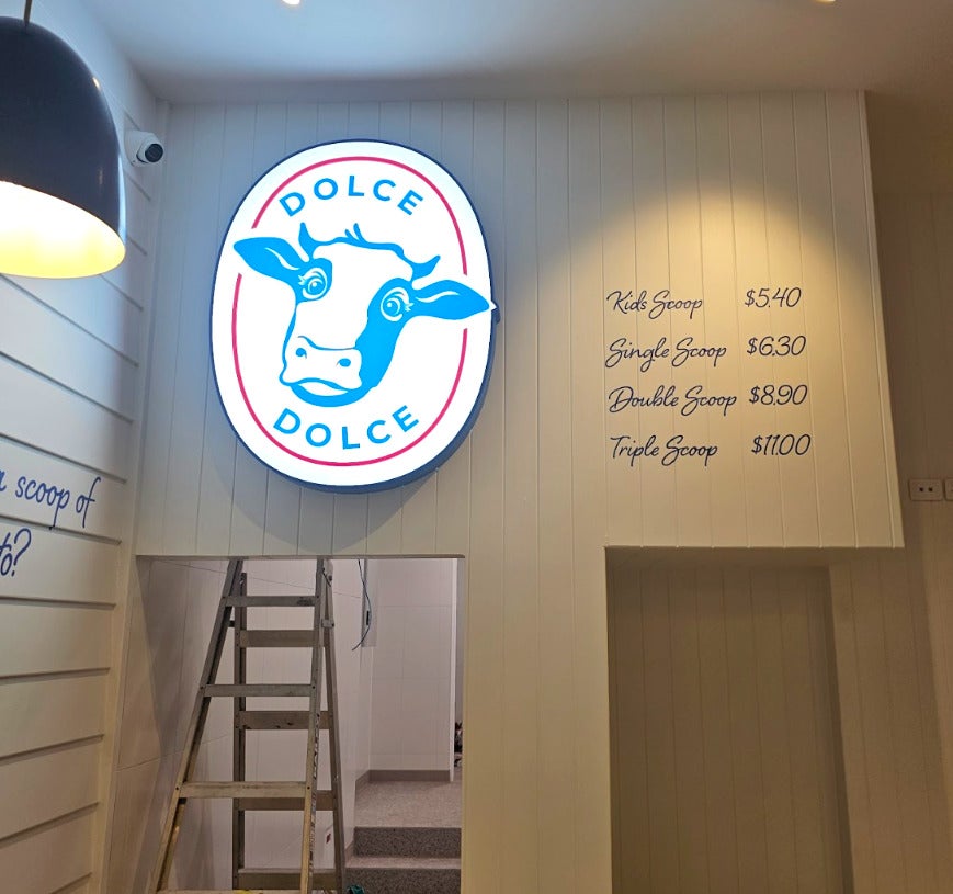 3D Illuminated Letters, Neon Signs, Lightboxes, Window Graphics and Paint Lettering