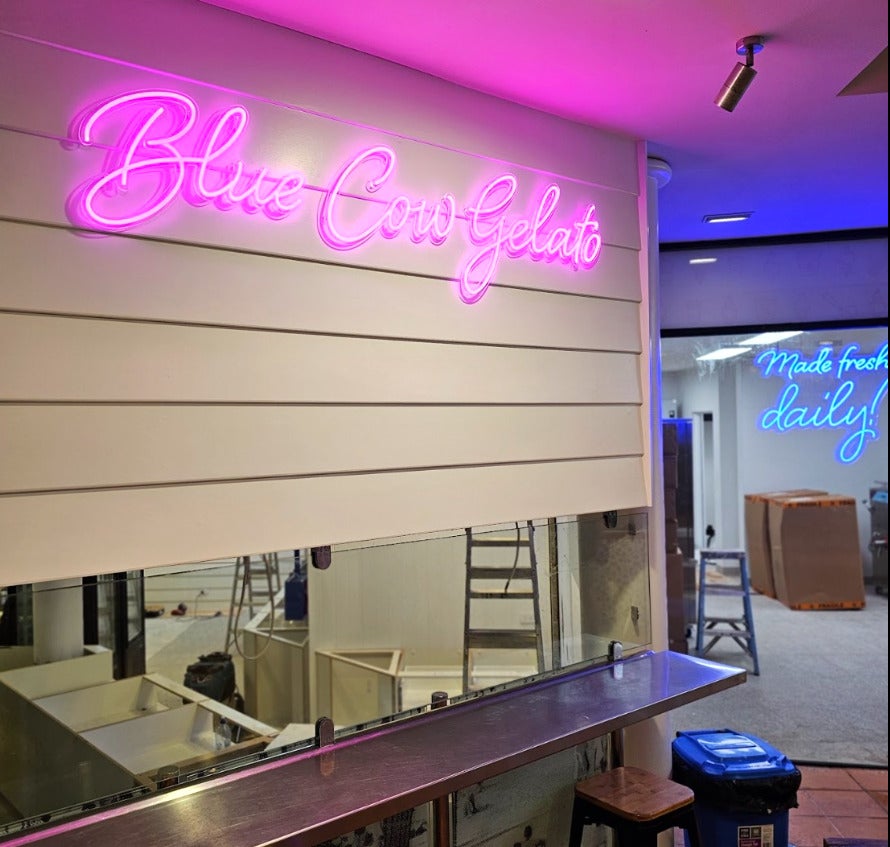 3D Illuminated Letters, Neon Signs, Lightboxes, Window Graphics and Paint Lettering