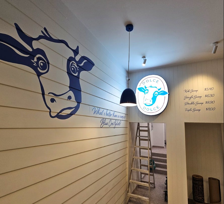 3D Illuminated Letters, Neon Signs, Lightboxes, Window Graphics and Paint Lettering