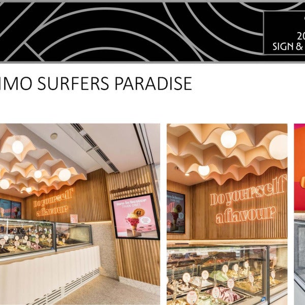 2024 National Sign and Graphic Awards winner! | Retail Sign Package - Total Building / Shop fit