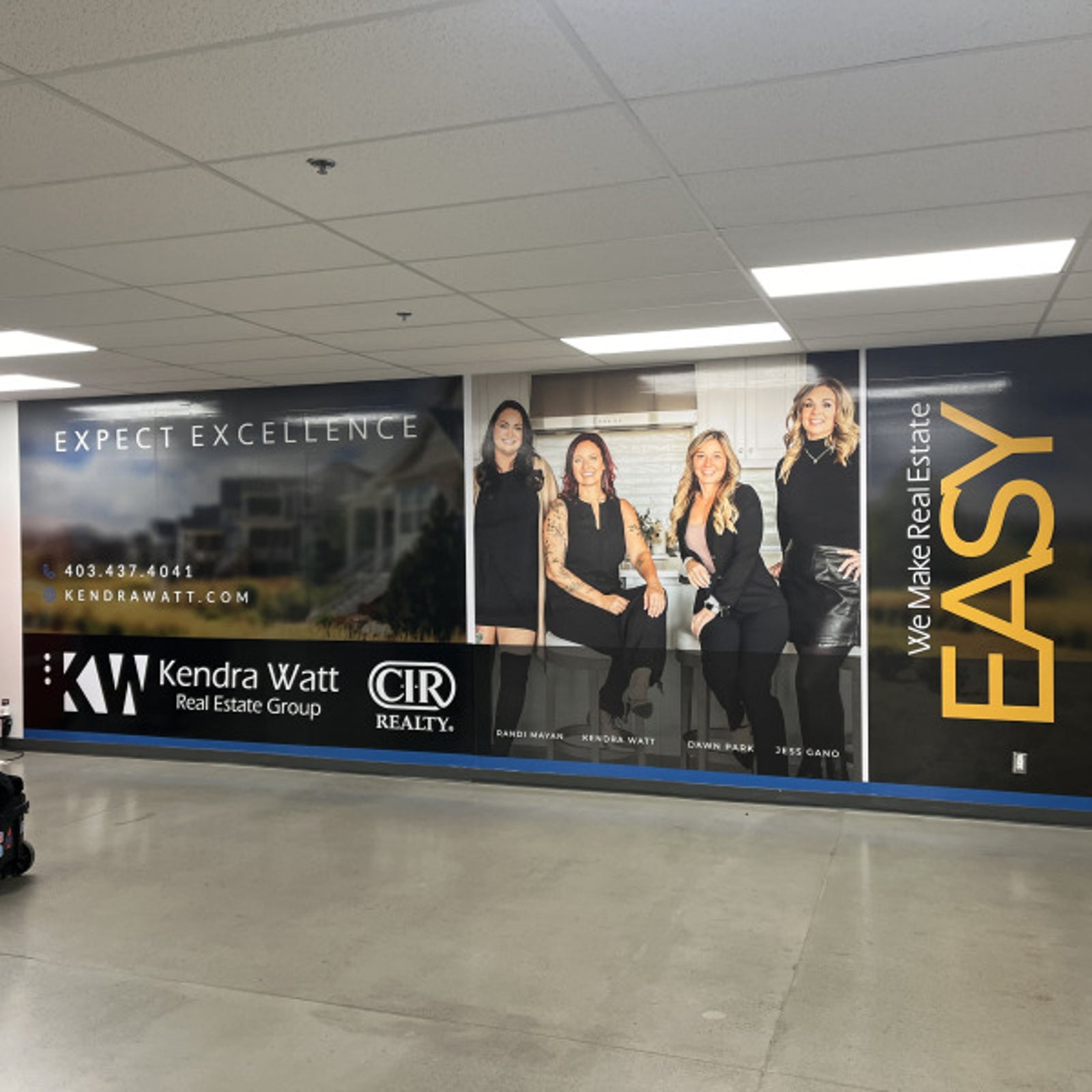 Wall Wrap for Kendra Watt Real Estate Group