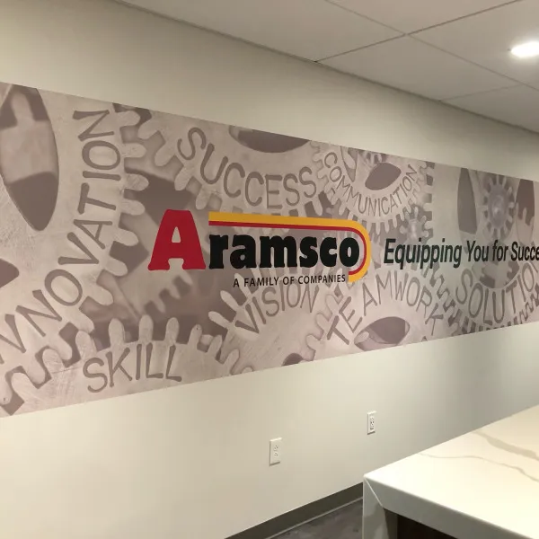33070 Logo Wall Install Photo 3