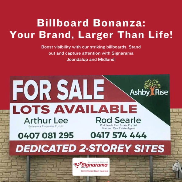 Boost Visibility with Striking Billboards!