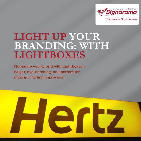 Illuminate your brand with our custom lightboxes!