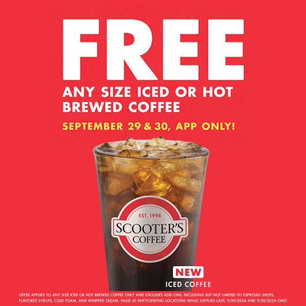Scooter's Coffee Brews Up National Coffee Day Delight: Free Coffee and Limited-Edition Mugs for Java Lovers! Scooter's Coffee Brews Up National Coffee Day Delight: Free Coffee and Limited-Edition Mugs for Java Lovers!