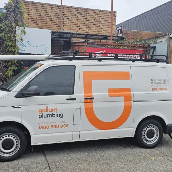 Gallant Plumbing Van Graphics