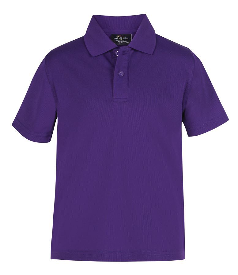 PODIUM KIDS S/S POLY POLO