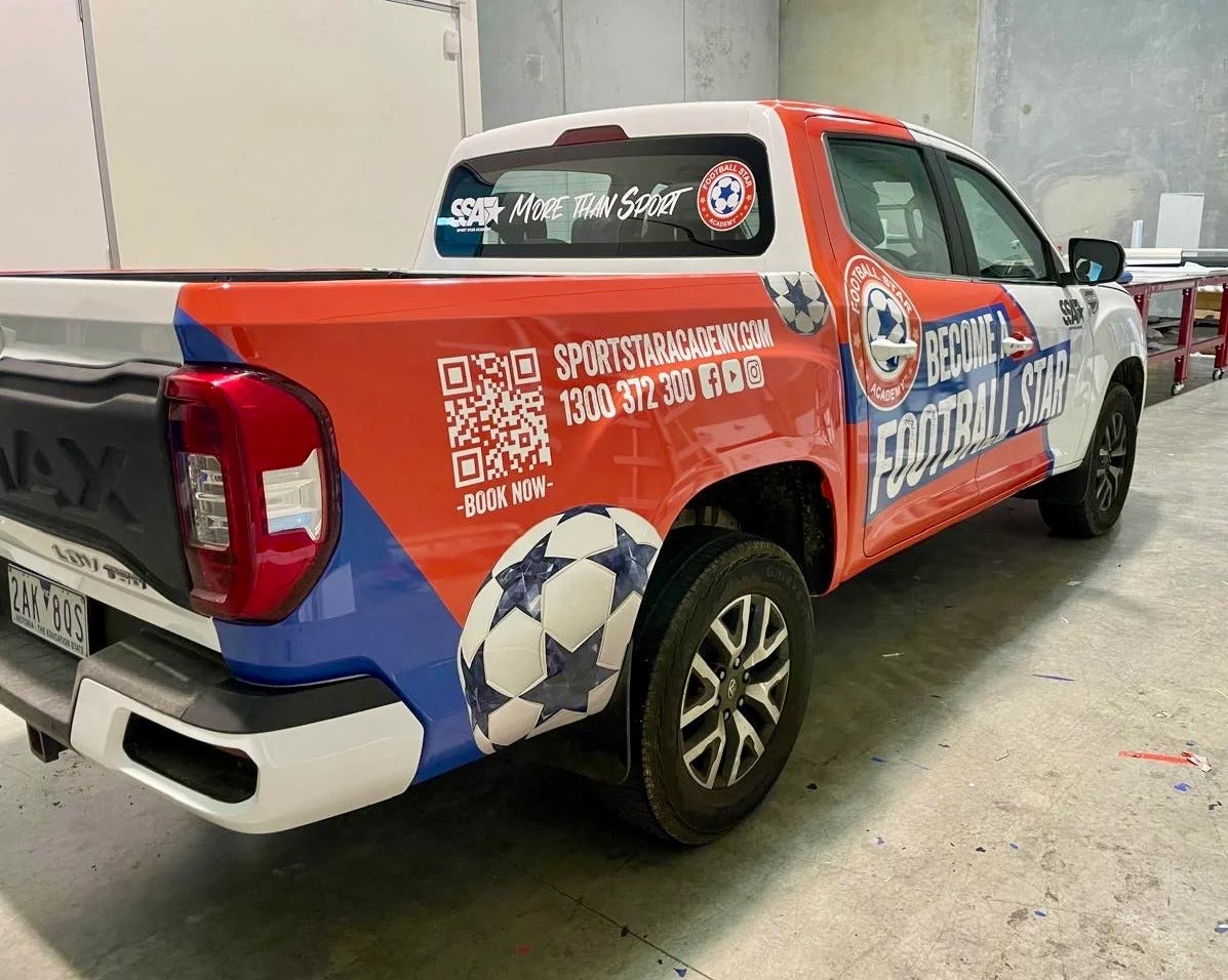 Ute Wraps - Football Star Academy.