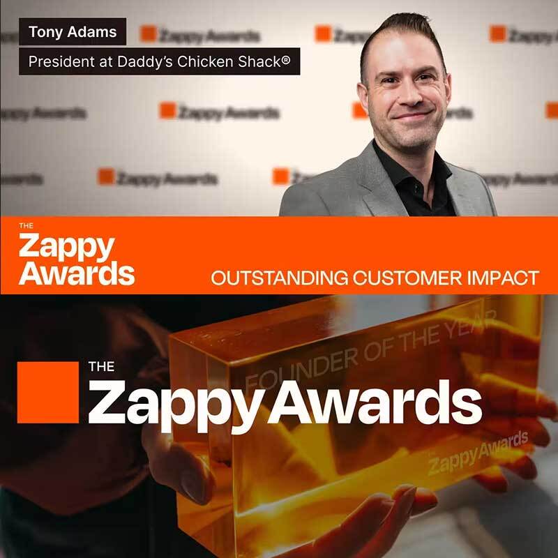 Tony Adams of Daddy's Chicken Shack Wins Zapier's Outstanding Customer Impact Award Tony Adams of Daddy's Chicken Shack Wins Zapier's Outstanding Customer Impact Award