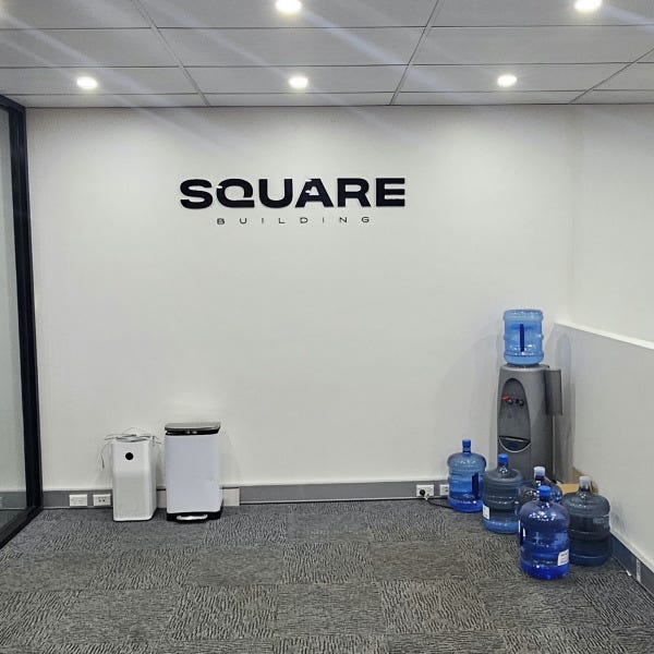 Square Building 3D Letters