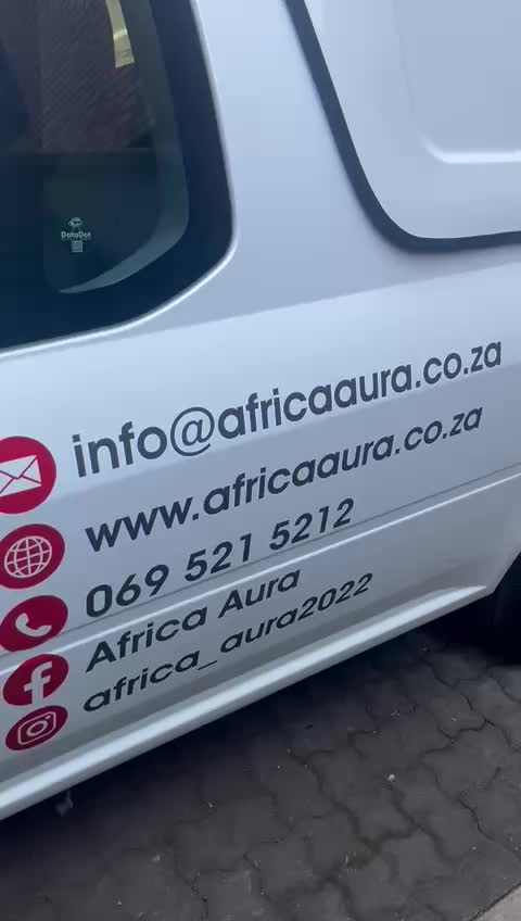 Africa Aura Meets Precision with Vehicle Branding!