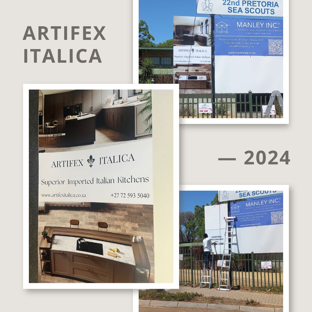 Look at the Stunning Sign We Installed for Our Friends at Artifex Italica! 