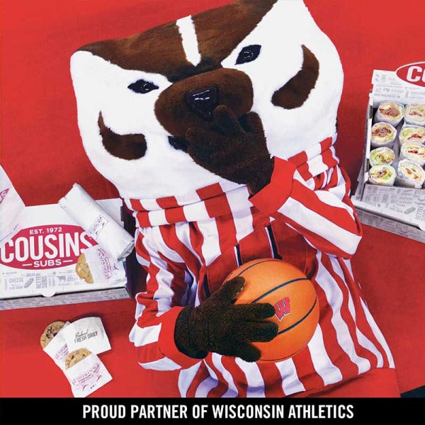 Score Big with Cousins Subs and University of Wisconsin-Madison Athletics: Win Bucky's Bash, the Ultimate Gameday Experience! Score Big with Cousins Subs and University of Wisconsin-Madison Athletics: Win Bucky's Bash, the Ultimate Gameday Experience!