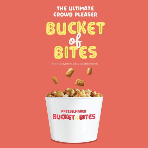 Get Ready to Dip and Devour with Pretzelmaker's New Bucket of Bites: A Twist on Snacking! Get Ready to Dip and Devour with Pretzelmaker's New Bucket of Bites: A Twist on Snacking!