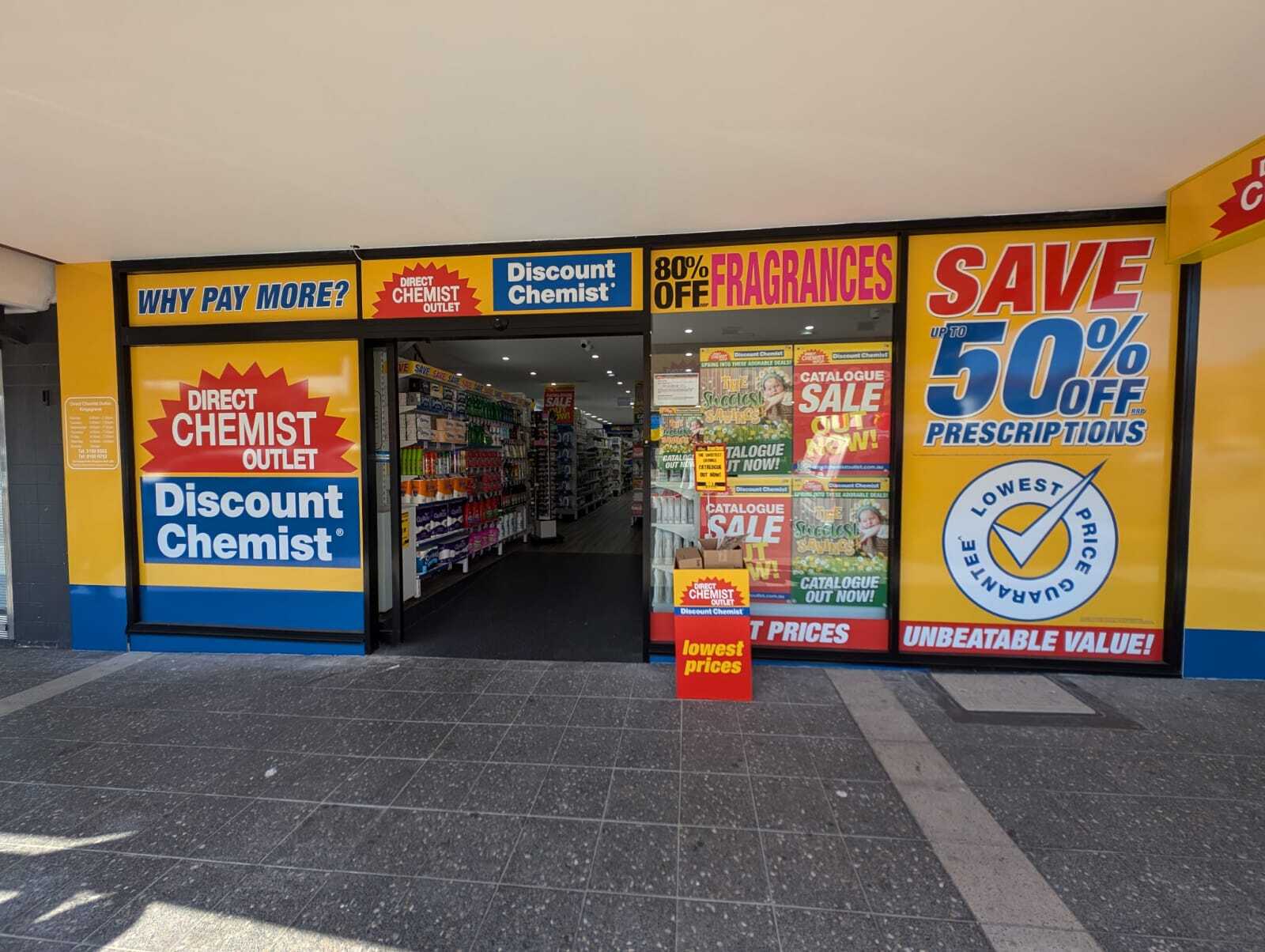 New Chemist Branding [3D fabricated signs, 3D Lightbox, awning sign, awning banner, lightboxes, wall graphics, window graphics]  - Signarama Canterbury