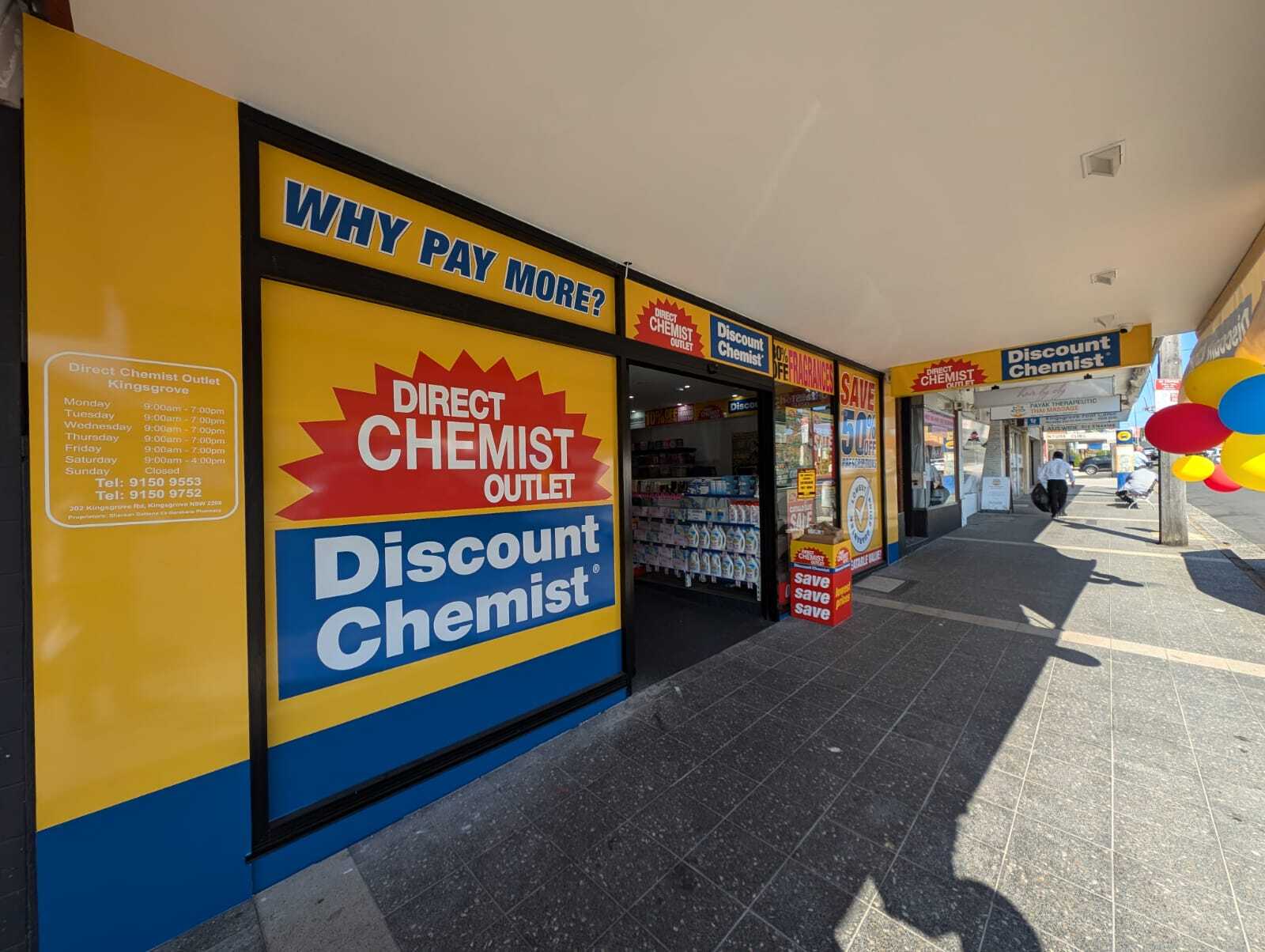 New Chemist Branding [3D fabricated signs, 3D Lightbox, awning sign, awning banner, lightboxes, wall graphics, window graphics]  - Signarama Canterbury