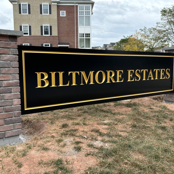 Biltmore Estates Entrance Monument Signs