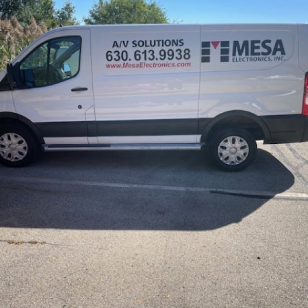 Mesa Cargo Van Graphics Driver side