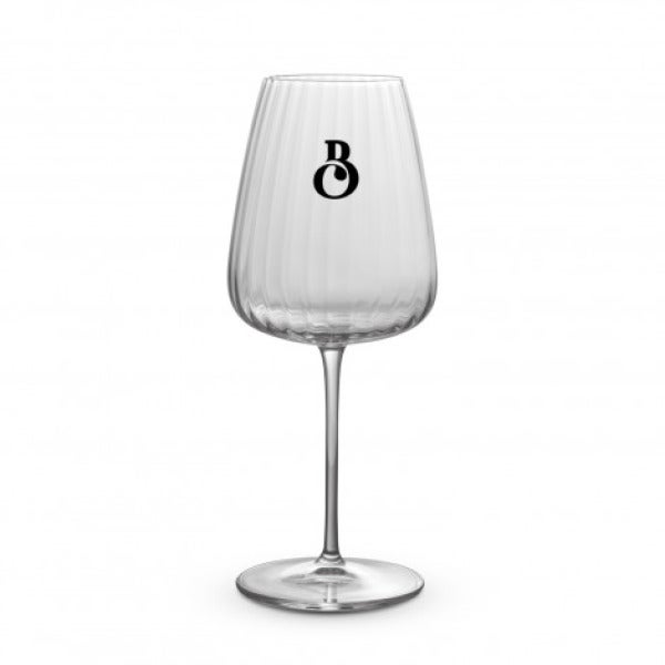 Custom Luigi Bormioli Optica Chardonnay Glass