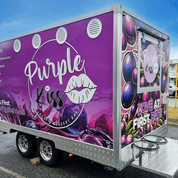 Purple Kiss Acai Trailer Wrap