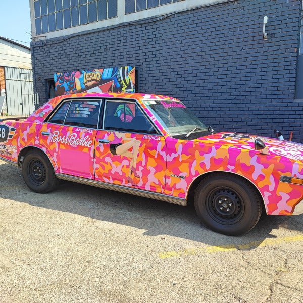 A fun vehicle Barbie wrap!