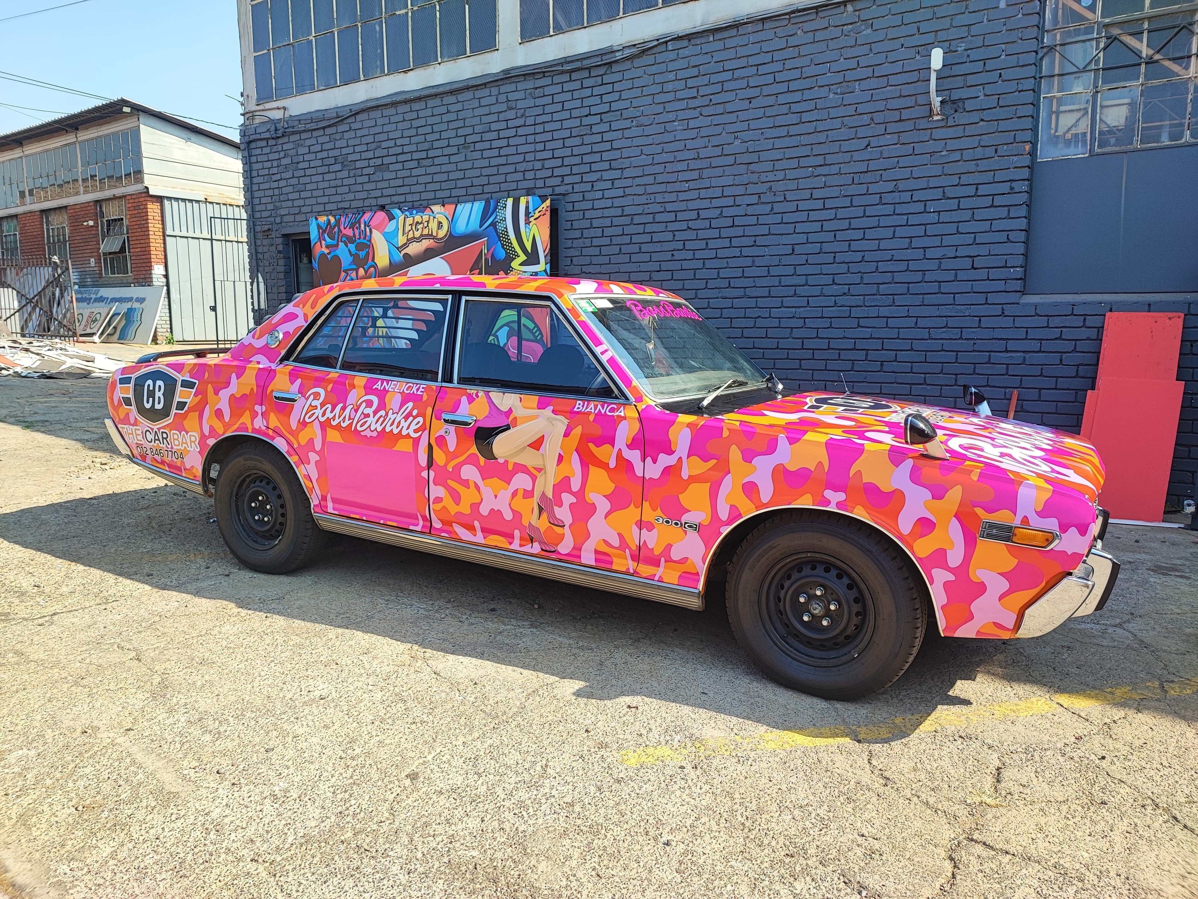 A fun vehicle Barbie wrap!