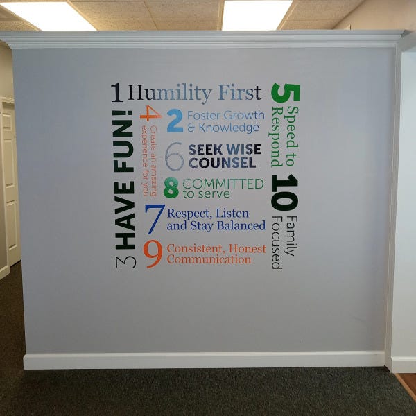 Fairway Mortgage Values Wall Graphics - Libertyville, IL