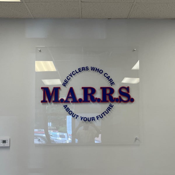 M.A.A.R.S Acrylic Sign