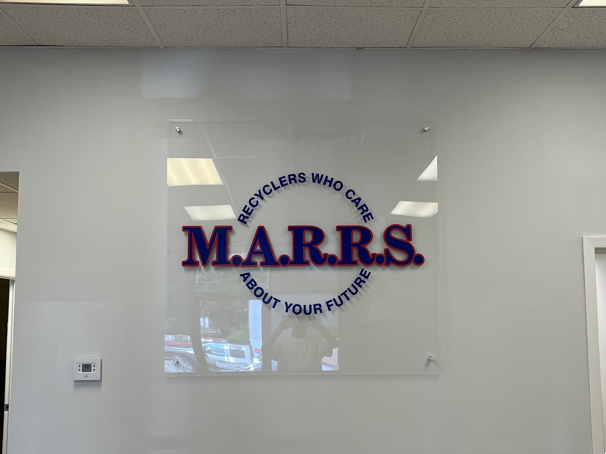 M.A.A.R.S Acrylic Sign