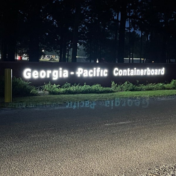 Georgia-Pacific Lighted Channel Letters