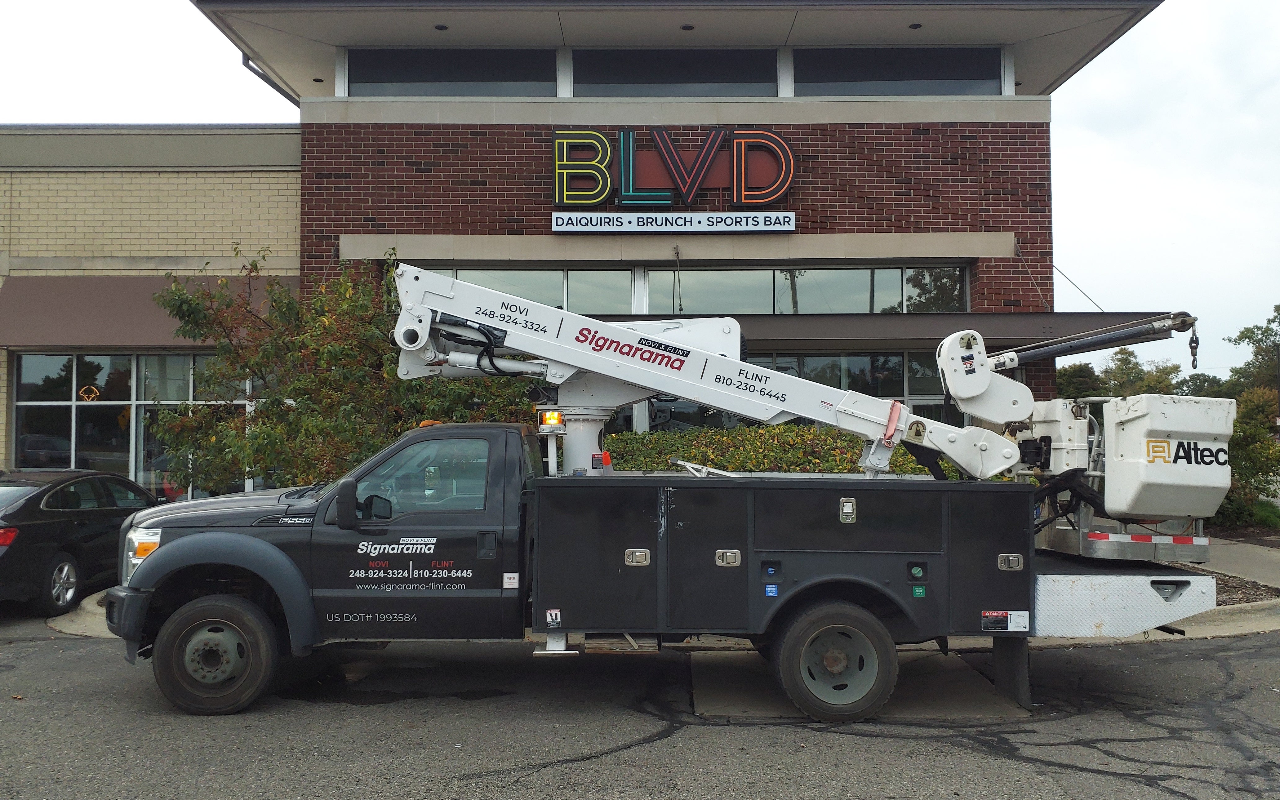 New Halo Lit Signage for BLVD