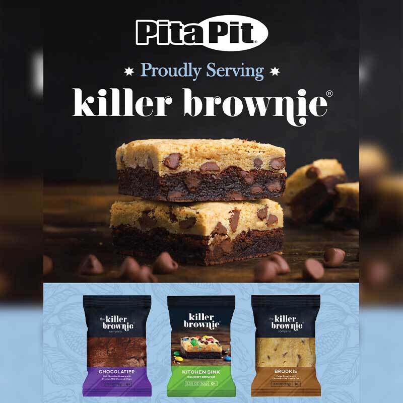 Sink Your Teeth Into Pita Pit's Tempting Killer Brownie® Collaboration Sink Your Teeth Into Pita Pit's Tempting Killer Brownie® Collaboration