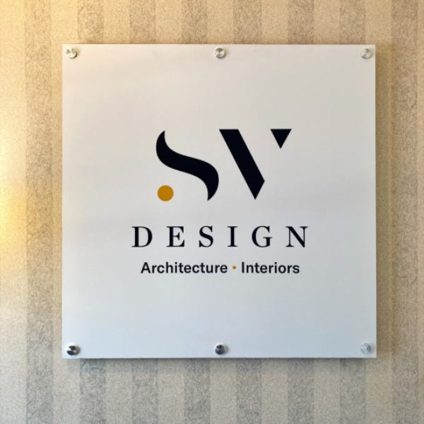 SV Design Interior Standoffs Sign 10.10.24