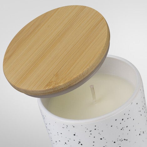 NATURA Candle with Bamboo Lid