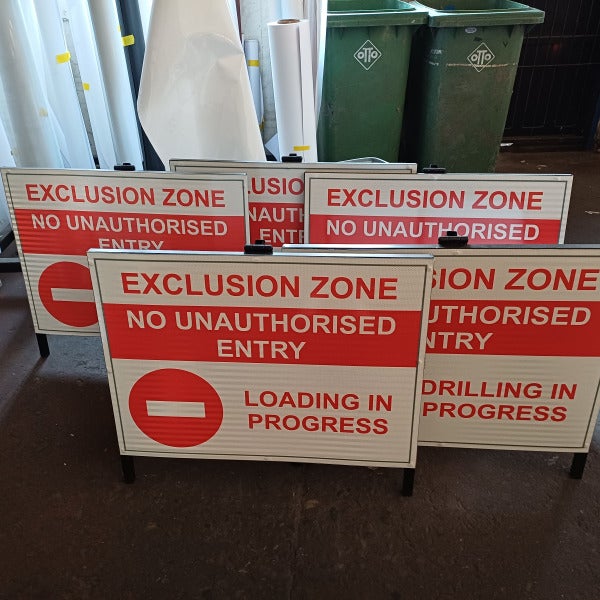 New safety signage