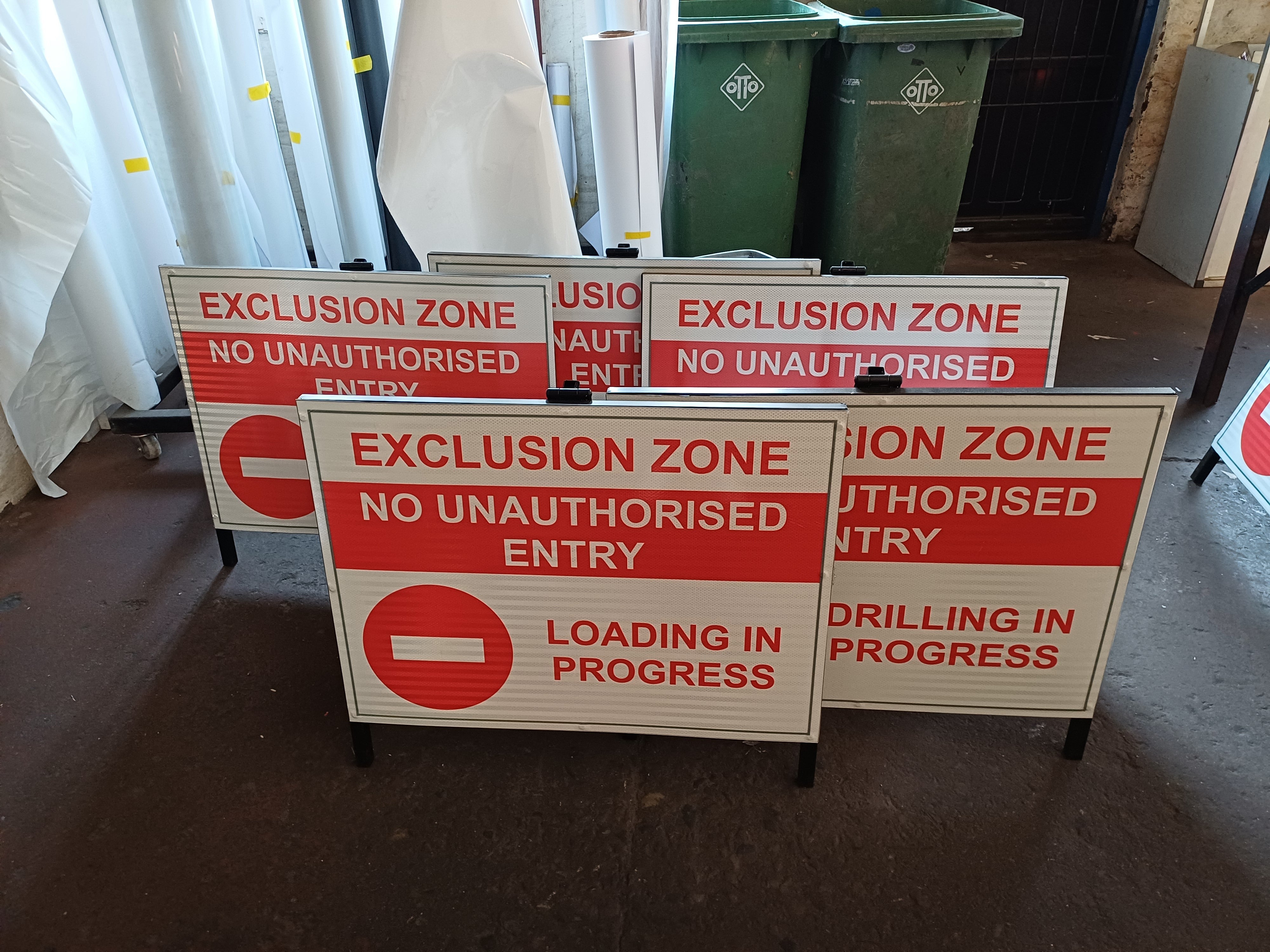 New safety signage