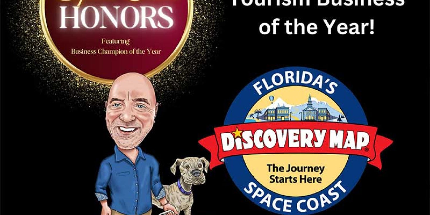 Discovery Map® of Cocoa Beach Wins Prestigious Hospitality and Tourism Award at Space Coast Honors Event Discovery Map® of Cocoa Beach Wins Prestigious Hospitality and Tourism Award at Space Coast Honors Event