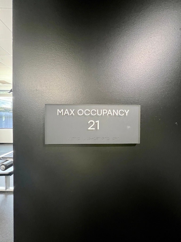 Custom Interior Informational Signs - Transwestern, Redmond, WA