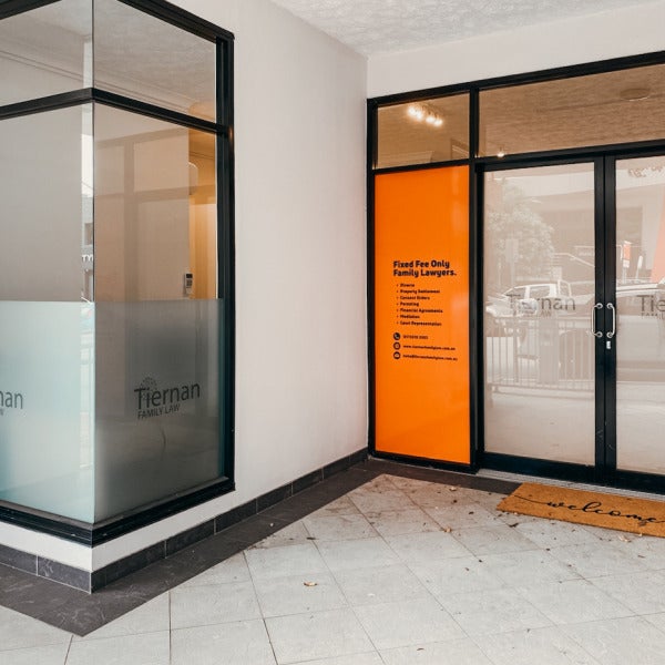 Brisbane Window Frosting, Graphics & Fascia Sign for Tiernan Family Law