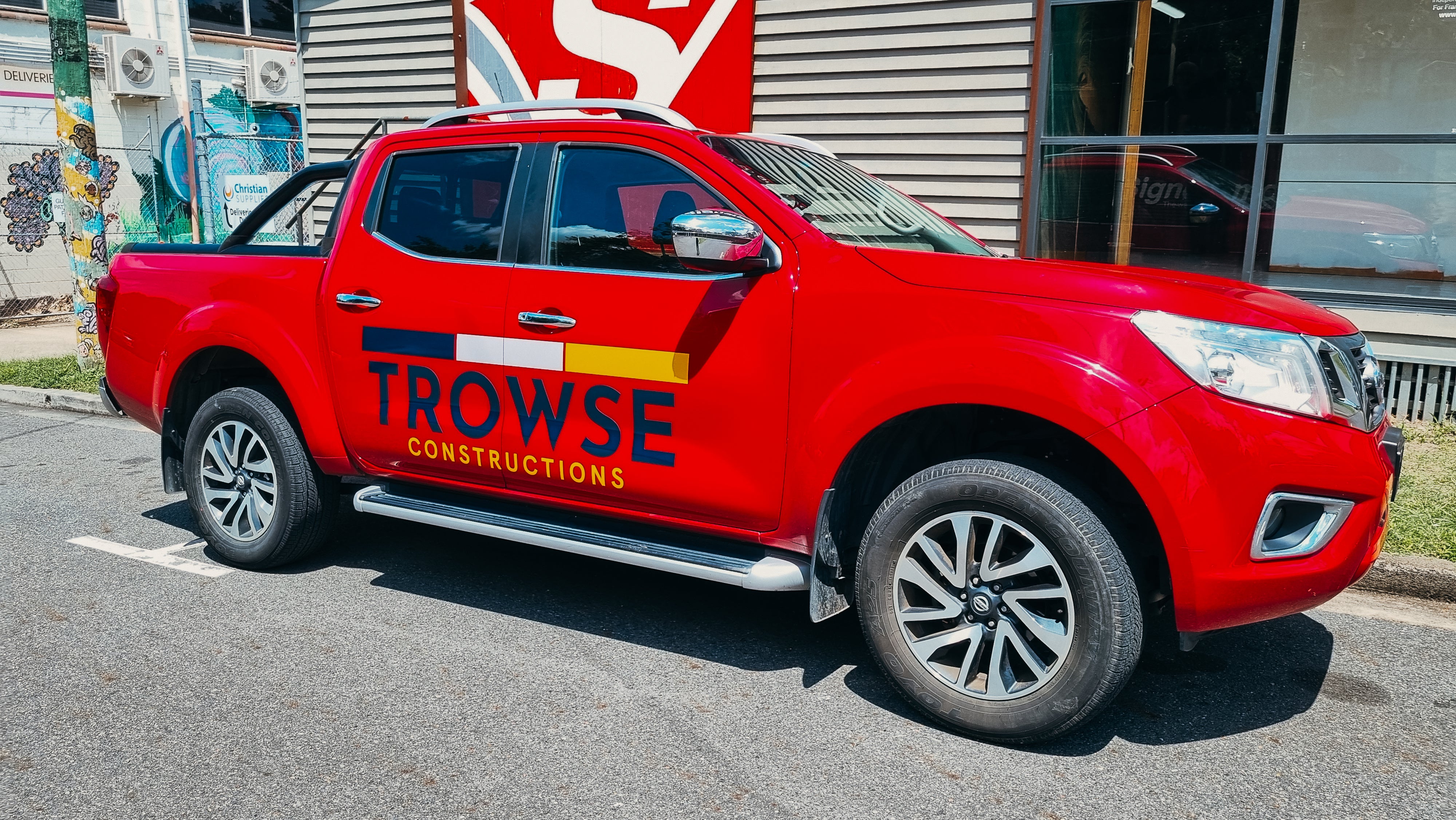 Brisbane Vehicle Decals for Trowse Constructions