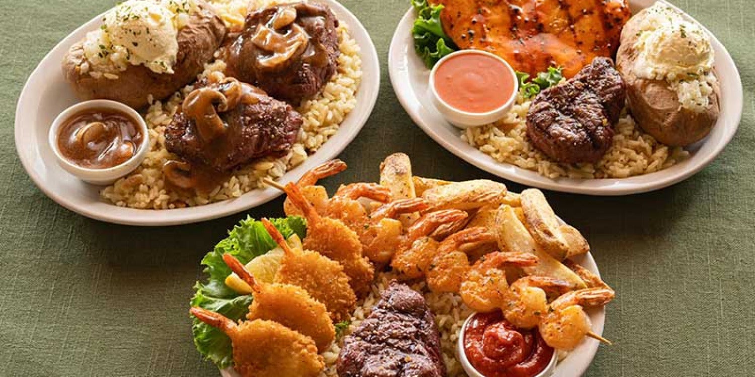 Indulge in a Festive Feast at Ponderosa & Bonanza Steakhouses: Introducing New Tenderloin Medallion Entrees and Holiday Buffet Delights