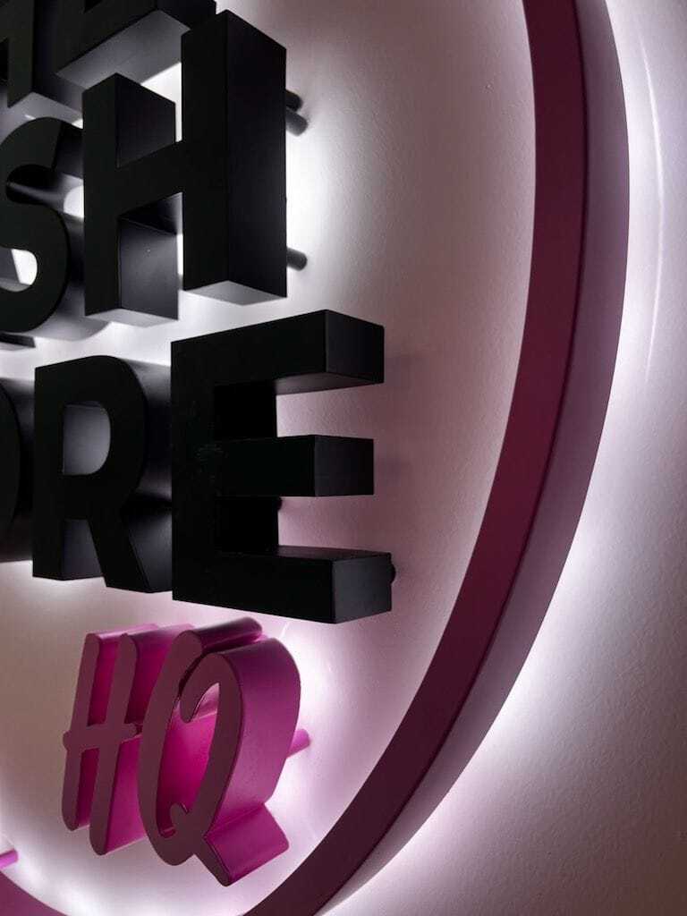 3D Illuminated signs (Entrance Sign, Reception Sign, Pillar Sign) - Signarama Canterbury
