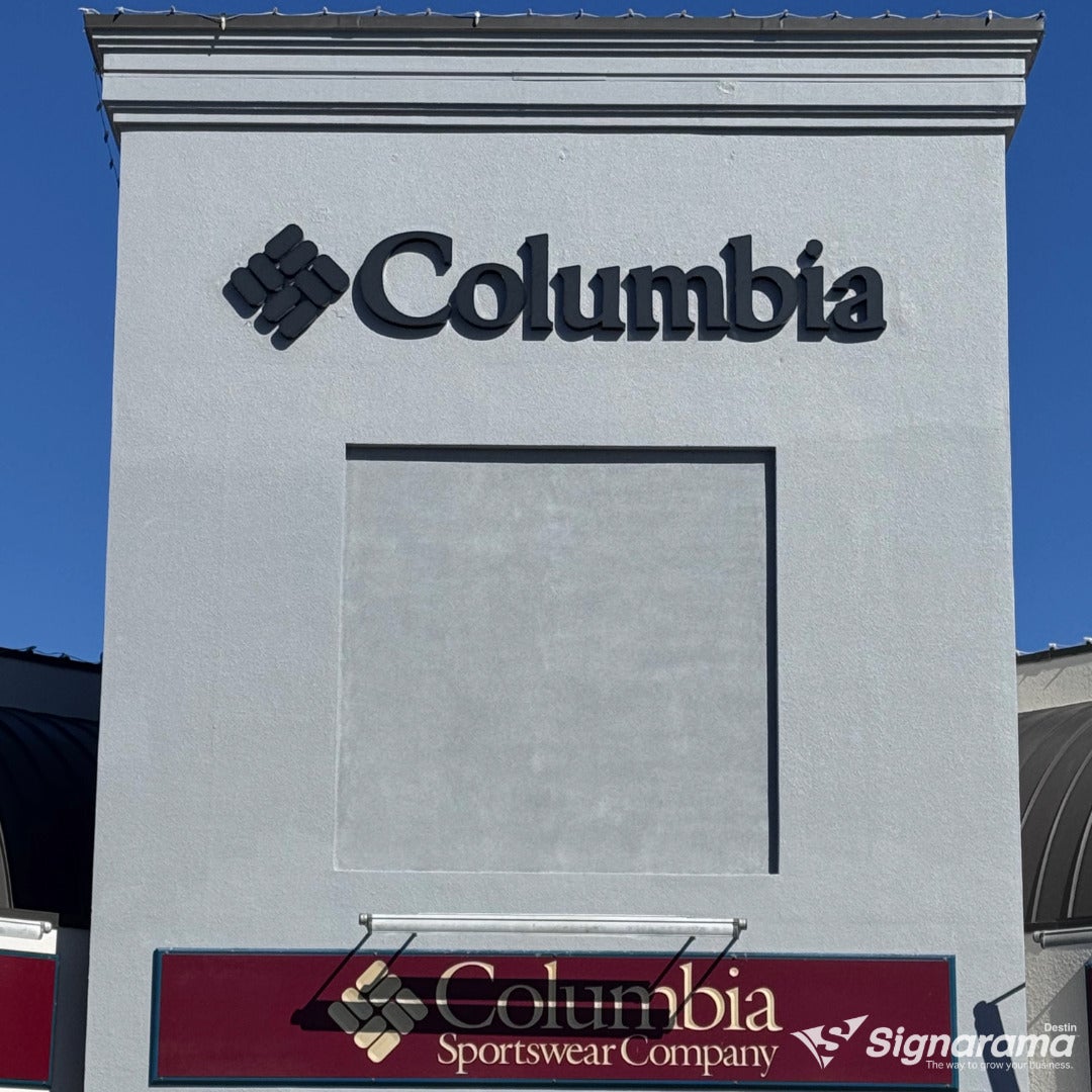 Transformative LED Channel Lettering Install at Columbia Sportswear