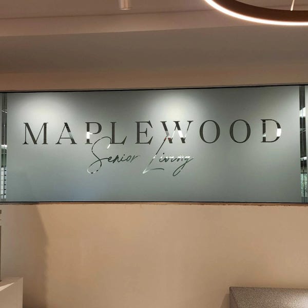 Maplewood Westport Window Frosting