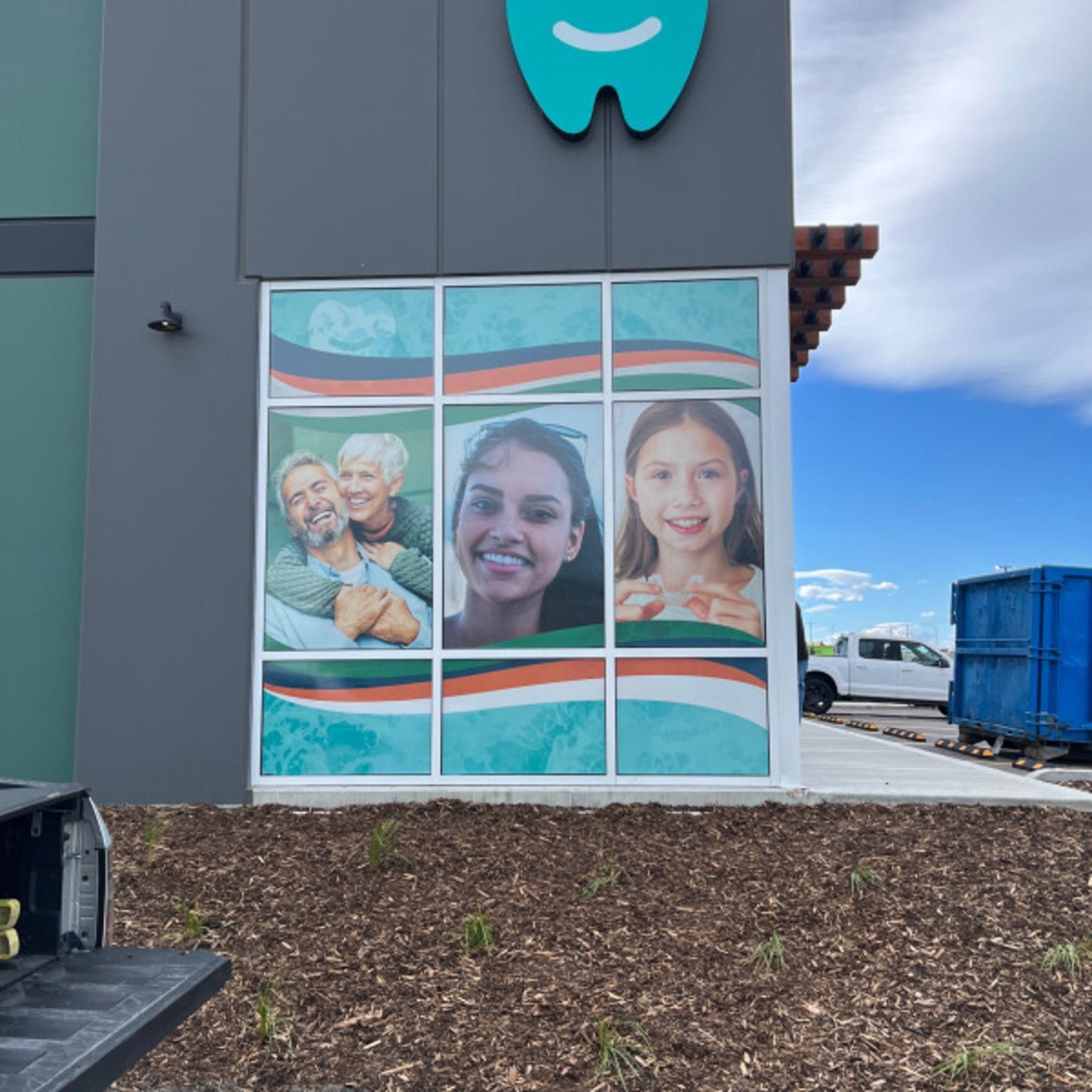 Window Graphic and LED Sign