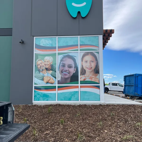 Window Graphic and LED Sign