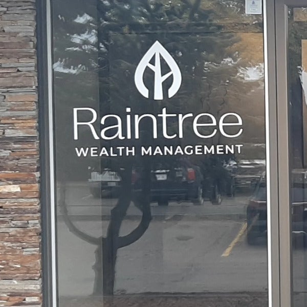 Window Graphics for Raintree Financial in Edmonton, AB