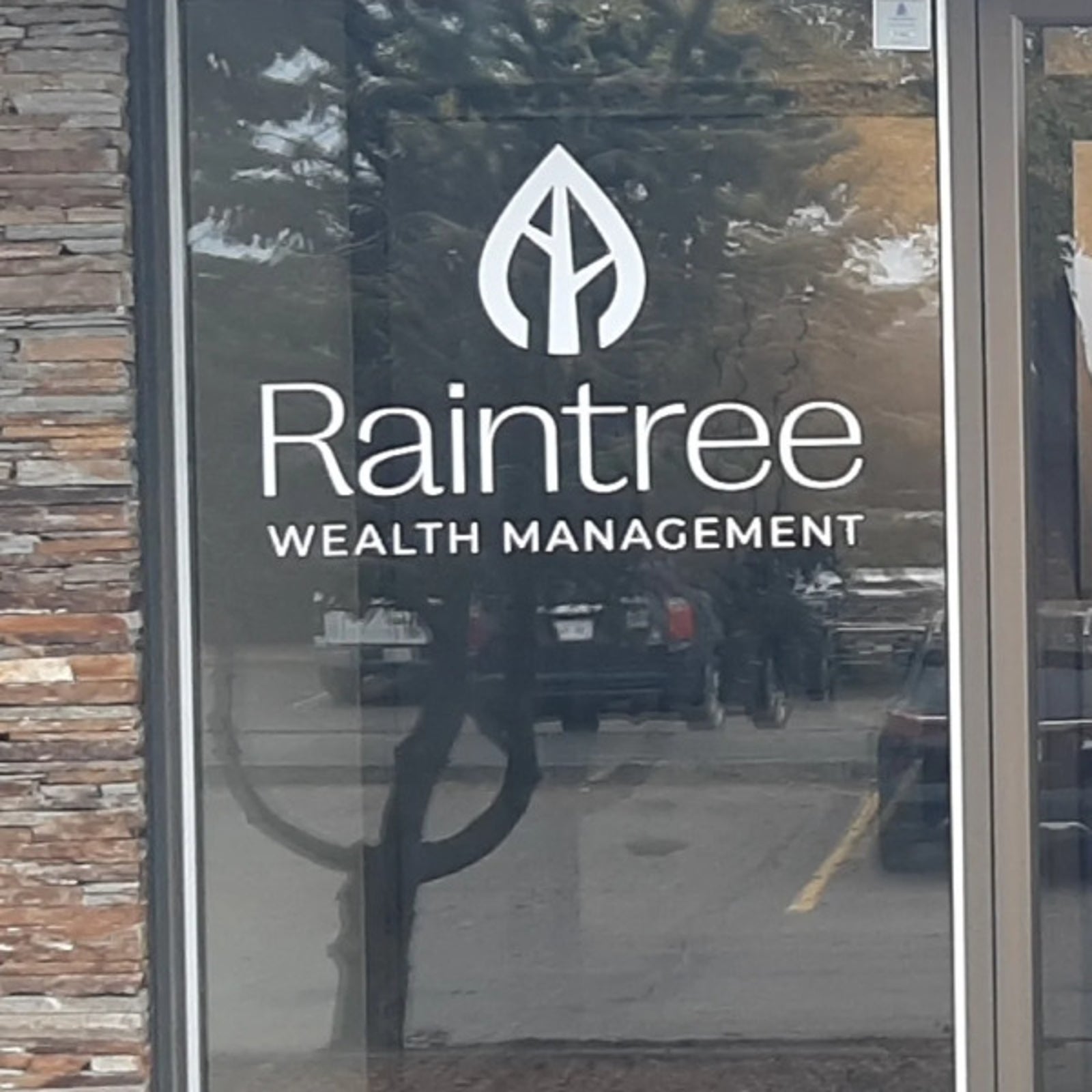 Window Graphics for Raintree Financial in Edmonton, AB