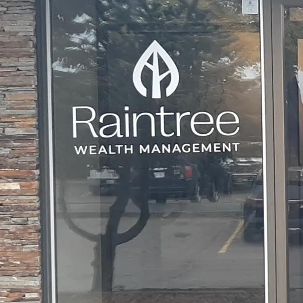 Window Graphics for Raintree Financial in Edmonton, AB