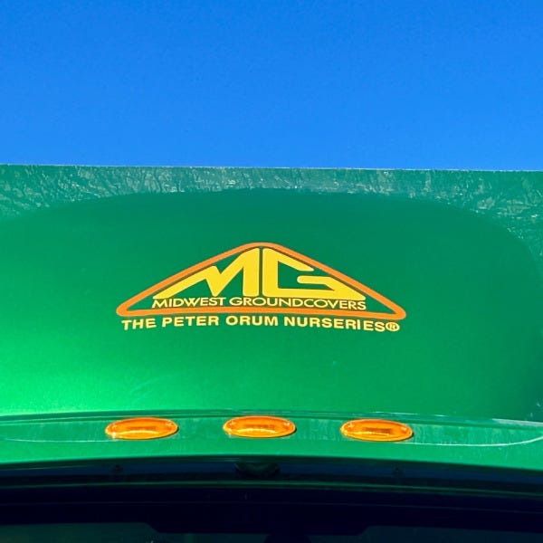 Midwest Groundcovers Truck TK 177 Top of Cab